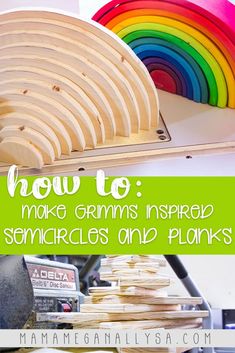 how to make gummy inspired wooden slices and planks