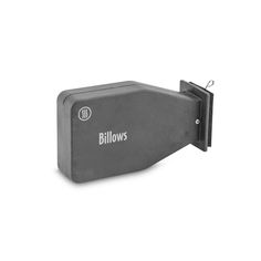 the billows logo is attached to an electronic device that has been placed on top of it