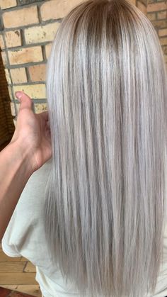 Gray Blonde Hair Color, Hair Silver Blonde, Gray Blonde Hair, White Balayage, Gray Blonde, Gray Hair Color Ideas, Grey Blonde Hair, Gray Hair Color