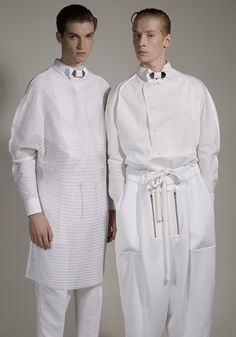 MAI-GIDAH SS-14 Haute Couture Men, Oversize Pants, Classic Gentleman, Men In White, Monochrome Fashion, Fashion Design Art, Gentleman Style, Art Travel