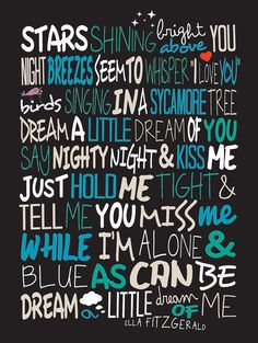 a poster with words written in different colors and phrases on the bottom half of it