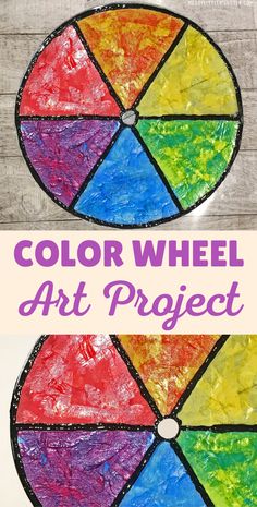 the color wheel art project for kids to make