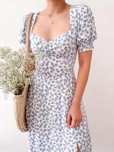 Casual Playsuit, Stretchy Dress, Fashion Attire, Outfits With Hats, Cute Summer Outfits, Cute Dresses, Classy Outfits, Vintage Dresses, Fashion Inspo Outfits