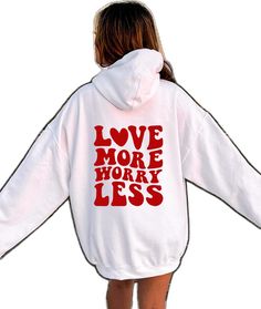 Trendy Slogan Hoodie, Trendy Slogan Hoodie Top, Trendy White Sweatshirt With Lettering, Trendy Hooded Tops With Text Print, Trendy Hooded Top With Text Print, White Trendy Hoodie With Text Print, Trendy White Hoodie With Text Print, Trendy Cotton Hoodie With Lettering, Casual White Hoodie With Lettering