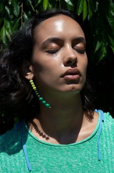 Malachite Green, Beaded Necklace Diy, Jade Beads, Silk Thread, Diy Necklace, Green And Gold, Kids Accessories, Beaded Earrings, Turquoise Necklace