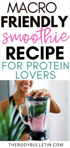 A vibrant macro smoothie recipe packed with nutrients, featuring fresh ingredients perfect for a macro balanced smoothie. Ideal for those looking for a macro friendly protein smoothie or protein smoothie recipes that support fitness and health goals. Macro Smoothie