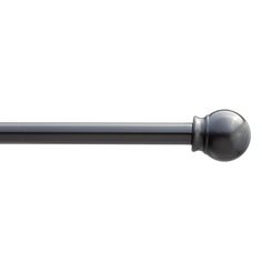 an image of a metal curtain rod on a white background with clipping for text