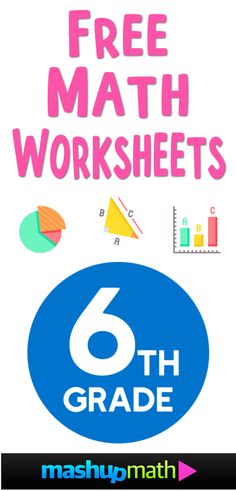 the 6th grade math worksheet is available for students to learn and practice their skills