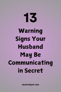 Uncover 13 signs your husband may be communicating with someone secretly. Recognizing these signs early can help protect your emotional well-being.  #RelationshipRedFlags #MarriageAdvice #TrustIssues #CommunicationProblems #MarriageHelp #LoveAndTrust #EmotionalDistance #HealthyRelationships #RelationshipAdvice #MarriageTips Relationship Habits, Five Love Languages, Communication Problems, Trust And Loyalty