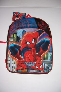 Spider Man Backpack, Marvel Ultimate Spider Man, Big Spiders, School Backpack Boys, Ultimate Spider Man, Study Apps, Spiderman Pictures, Ultimate Spiderman, Black Spider