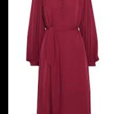 Gap Burgundy Wine Colored Dress. Long Sleeves, Vee Cut Neck Line. This Dress Is Long Almost Maxi Length And Very Stylish, Burgundy Color ........Brand-New With Tags, Size Medium Tall. Feels Like Silk ... Wine Colored Dress, Wine Colored Dresses, Dress Long Sleeves, Burgundy Wine, Gap Dress, Wine Colored, Burgundy Color, Dress Long, Long Dress