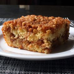 a piece of cake sitting on top of a white plate