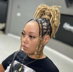 Blue And Black Braids, Sister Locks, Locs Styles, Faux Locs Hairstyles, Dreadlock Styles