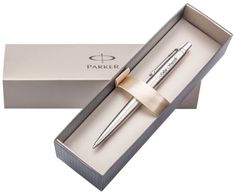 a pen in a gift box with its lid open