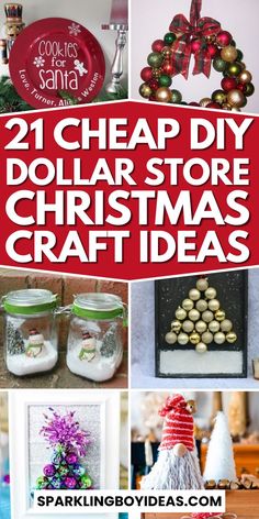 Dollar store Christmas crafts are perfect for creating festive Christmas decorations on a budget. From DIY Christmas decor ideas to affordable Christmas ornament crafts, these dollar tree holiday projects are easy and fun. Try creating budget-friendly Christmas gifts, DIY holiday decor, or simple Dollar Store Christmas decorations. From cheap crafts to DIY holiday ornaments, these Christmas craft ideas will help you create beautiful, festive items without spending a lot. New Ideas For Christmas Ornaments, Easy Inexpensive Christmas Crafts, Easy Christmas Decorations For Home, Fun Diy Christmas Decorations, Xmas Decorations Ideas Diy, Christmas Bizarre Craft Ideas, Simple Christmas Decor Ideas Easy Diy, Diy Dollar Store Crafts Christmas, Dollar Tree Crafts For Christmas