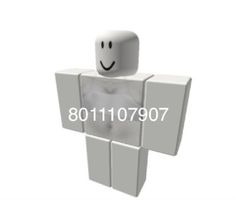 a white cube with a smiling face on it's chest and arms, in front of a white background