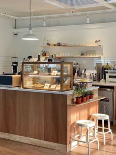 a kitchen filled with lots of counter top space