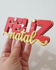 Topo de bolo. Topper de  bolo. Bolo de Natal. Natal. Feliz Natal. Mesversário de Natal Christmas Toppers, Christmas Topper, Diy Cake Topper, Cake Banner Topper, Instagram Profile, ? Logo