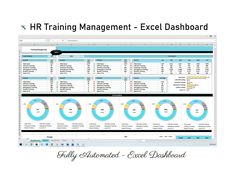 the hr training management excel dashboard