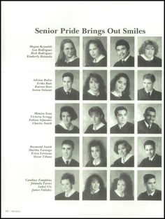 an advertisement for senior pride rings out smiles, with many different people in black and white