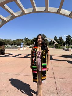 Beautiful embroidered Graduation stole.  Delicately hand made with beautiful and vibrante colors to bring together these beautiful Embroidered stoles .  ✈️🚨FAST SHIPPING🚨 ✈️ Please, place your order in a timely manner to avoid not receiving order on time. Dimensions: 80 inches Long x 5 inches Wide Graduation Sarape, Graduation Stole Mexican, Mexican Graduation, Graduation Stole, Class Of 2025, On Time, Scarf Wrap, Scarf Accessory, Hand Made