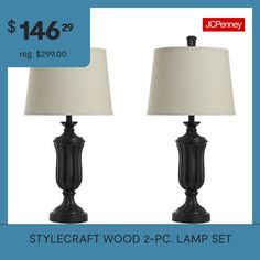 two lamps are shown with the price tag for each lamp, and one is $ 46 99