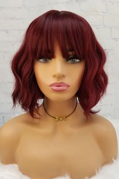 Red Balayage Bob, Red Bob With Bangs, Short Red Hair With Bangs, Short Dark Red Hair, Taylor Hairstyles, Chinese Bob, Dye Hairstyles, Red Hair Short, Red Bob Hair