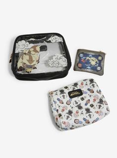 Avatar The Last Airbender Chibi, Avatar Merch, Appa And Momo, Cosmetic Bag Set, Beauty Storage, Medium Sized Bags, Medium Bag, Clear Bags