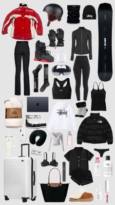 Ski trip essentials ideas for women.. Outfit For Skiing For Women, Ski Travel Packing, Snow Trip Essentials, Skiing Essentials Packing Lists, Packing For Skiing, After Skiing Outfit, Skiing Gear Women's, Skiing Must Haves, Ski Trip Itinerary