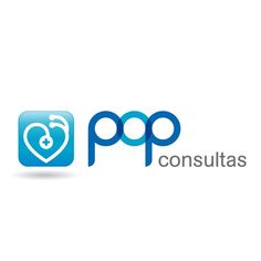 the logo for ppp consultas, which is designed to look like a heart