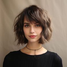 Chin Length Haircuts, Short Shag Hairstyles, Chin Length Hair, Shag Hairstyles, Short Hair Haircuts, Short Hair With Bangs, Hair Dos, Hairstyles With Bangs