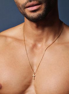 Collier croisé pour hommes Collier en croix d'or pour | Etsy Yellow Gold Cross Pendant Chain Necklace, Gold Minimalist Stainless Steel Cross Necklace, Gold Stainless Steel Minimalist Cross Necklace, Minimalist Gold Stainless Steel Cross Necklace, Stainless Steel Cross Pendant Chain Necklace, Gold Cross Necklace Men, Gold Neckles, Cross Pendant Necklace Men, Men's Necklace Gold