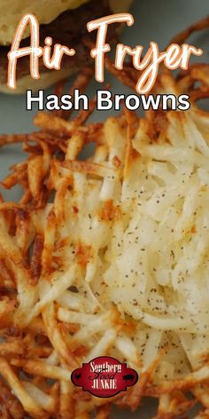 the cover of air fryer hash browns