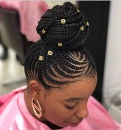 Shuku Hairstyle, Protective Styles For Black Women, Cornrows Updo, Braided Mohawk, Ghana Braids Hairstyles, Styles For Black Women, Transitioning Hairstyles, African Hair Braiding Styles