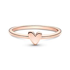 Give your ring stacks a little love with the addition of the Freehand Heart Ring, which will fit perfectly around your other favorite designs. Hand-finished in 14K rose gold plating, this ring features Pandora's freehand heart, a symbol of perfectly imperfect love. When it comes to hearts, more is more, so stack multiples in a single tone or pair it with your other rings for a stylish and contemporary mixed metal look. Pandora Rings Heart, Pandora Ring, Pandora Rose, Engagement Rings Bridal Sets, Engagement Ring Guide, Bridal Ring Sets, Popular Jewelry, Brown Diamond, Ring Fit