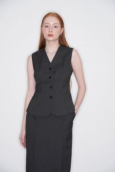 Luna Fit and Flare Sleeveless Wool Vest - MEAN BLVD Mean Blvd, Timeless Wardrobe, Unique Fits, Wool Vest, Wool Fabric, Classic Elegance, Online Fashion, Fit And Flare, Wardrobe Essentials