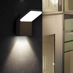 The elegant and minimal design of this wall light can meet all your indoor or outdoor lighting needs. It adopts embedded LED lighting, no need to replace bulbs, low power consumption, long life and energy saving. Flynama Outdoor Wall Light 1-Light 5.25-in H Matte Aluminum LED Outdoor Wall Light | DBL-D0102HAQMNV Entrance Light, Wall Light Outdoor, Entrance Lighting, Garden Balcony, Led Outdoor Wall Lights, Wall Mounted Lamps, Garage Lighting, Design Outdoor, Lamp Modern