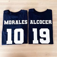 Custom Toddler Soccer Tshirt. Made to Order. Please specify what name or last name you would like, plus number. Collegiate T-shirt With Name Print For Fans, Crew Neck T-shirt With Name Print For Fans, Collegiate Style Tops With Name Print For Fans, Blue T-shirt With Name Print For Fan Merchandise, Casual T-shirt With Custom Text For College, Sports Fan Tops With Name Print For Fan Merchandise, Black School Spirit T-shirt With Name Print, Blue T-shirt With Name Print For Game Day, Blue Name Print T-shirt For Game Day