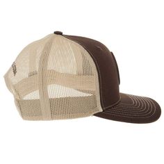 NRS Brown and Khaki Cap Mesh Back Snap Back NRS-CAP24-039 Pair this cap with your favorite NRS tee. Brown Cotton Trucker Baseball Cap, Brown Cotton Trucker Hat, Brown Curved Bill Trucker Hat For Baseball Season, Brown Trucker Hat With Visor, Rubber Patch, Snap Backs, Mesh