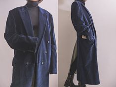 Velvet Frock Coat Victorian Edwardian-inspired Vintage 1950s Tailored Bespoke Made Long Formal Men's Coat Sapphire Blue Velvet Overfrock - Etsy Blue Victorian Suit Men, Vintage Blue Outerwear, Long Victorian Coat, Blue Velvet Coat, Velvet Frock, Vintage Blue V-neck Outerwear, Frock Coat, Princess Seam, Blue Outfit