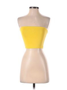 ASOS Tube Top Size: 0 Yellow Tops - used. 95% ORGANIC COTTON, 5% ELASTANE, Strapless, | ASOS Tube Top Yellow Strapless Tops - Used - Size 0 Yellow Tube Top, Yellow Tops, Yellow Top, Strapless Tops, Tube Top, Asos, Women Handbags, Organic Cotton, Womens Tops