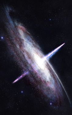 an artist's impression of a star in the sky with a very long tail