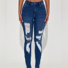 Fashionnova- Fantasea Nights High Rise Jeans, Size: 1. With Tag. Bundles Welcome Any Questions Please Ask Open To Reasonable Offers Black Highwaisted Jeans, Blue High Waisted Jeans, High Waisted Ripped Jeans, Fashion Nova Jeans, High Rise Jeans, Black Skinnies, High Waisted Denim, Green Fashion, High Jeans