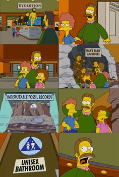 the simpsons characters are talking to each other in different languages, and one is saying that they