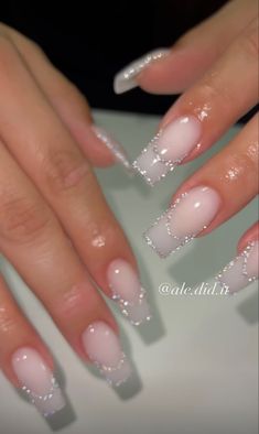 Long Acrylic Nails Coffin, Acrylic Nails Coffin Pink, Long Square Acrylic Nails, Bling Acrylic Nails