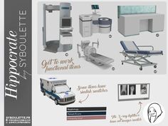 an image of medical equipment for doctors and hospital staffs with instructions on how to use them