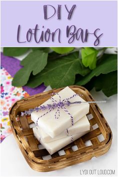 DIY Lotion Bars with Shea Butter and Essential Oil Diy Lotion Bars, Essential Oil Diy, Lavender Lotion