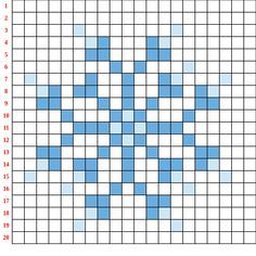 a blue and white checkerboard pattern with numbers in the bottom right hand corner