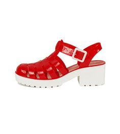 Shoes Png, Womens Low Heels, Red Jelly, Low Heel Sandals, Jelly Sandals, 90s Style, Fashion Sandals, Fur Boots, Pretty Shoes