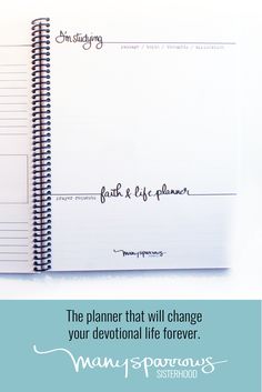 the planner that will change your personal life forever is written in cursive writing